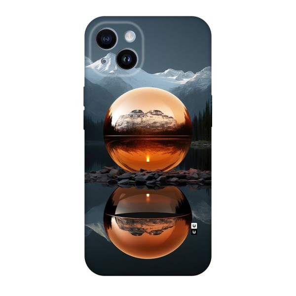 Metal Moon Back Case for iPhone 14